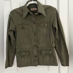 Mason’s Women’s Rites Military Army Utility Field Jacket Size Euro 40 US 4 Boho